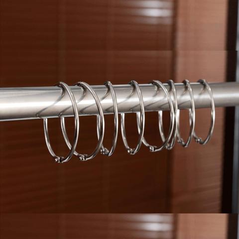 Shower Curtain Rings Metal Hanger, Shower Curtain Clips