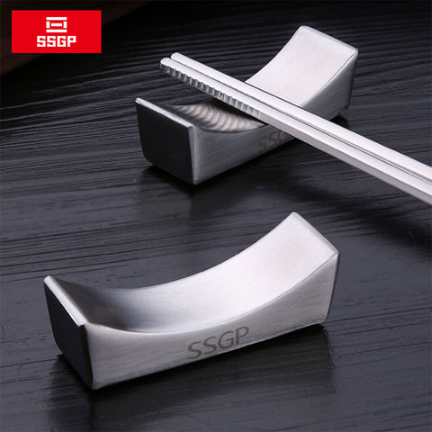 Chinese Chopsticks Holder 304 Stainless Steel Japanese Korea Food Sticks Rest Stand Metal Reusable Knife Spoon Kitchen Tableware ► Photo 1/6