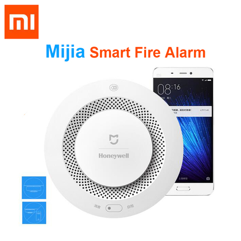Original Xiaomi Mijia Honeywell Fire Alarm Detector Audible Visual Smoke Sensor Remote Mihome APP Smart Control safety monitor ► Photo 1/5
