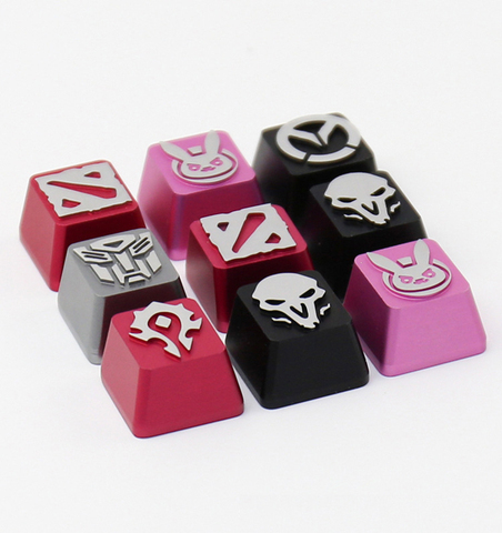 NPKC 1pc Aluminum Keycaps OEM R4 Height Metal Keycaps Customized Keycaps for Cherry MX Switches of Mechanical Keyboard Free Ship ► Photo 1/6