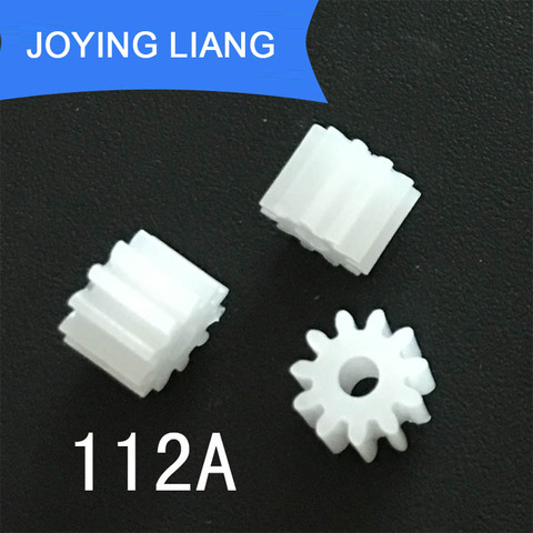 112A 0.5M Pinion Modulus 0.5 11 Teeth Plastic Gear Motor Fitting Toy Parts 10pcs/lot ► Photo 1/1