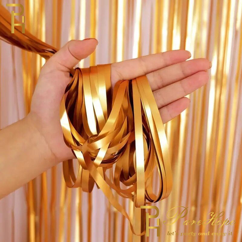 Top Gorgeous Wedding Decoration Backdrop Foil Glitter Fringe Curtain Kids Adult Photo Booth Baby Shower Birthday Party Drapes ► Photo 1/6