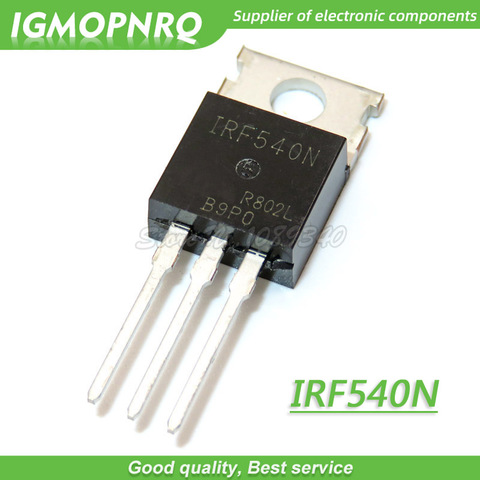 10pcs IRF540N IRF540 IRF540NPBF MOSFET 100V 33A 44mOhm 47.3nC TO-220 new original ► Photo 1/1