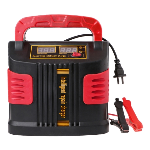 350W 14A AUTO Plus Adjust LCD Battery Charger 12V-24V Car Jump Starter Portable ► Photo 1/6