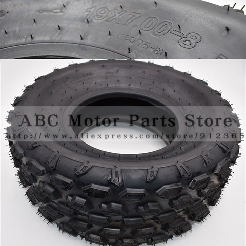 19x7.00-8 ATV 8 Inch Tire four wheel vehcile motorcycle Fit for 50cc 70cc 110cc 125cc Small ATV Front Rear Wheels Kayo Chinese ► Photo 1/5