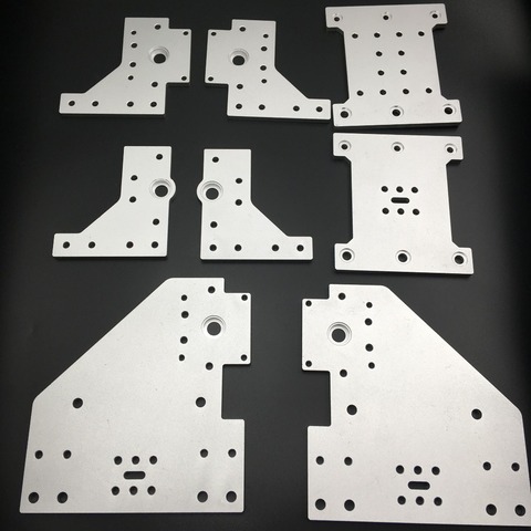 Funssor set of 8 Aluminum Gantry Plates kit for Kyo's Sphinx CNC machine Kyo Sphinx DIY CNC aluminum Plate set ► Photo 1/6
