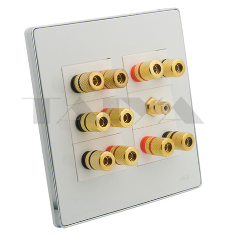 5.1 sound box speaker banana wall plate support DIY ► Photo 1/4