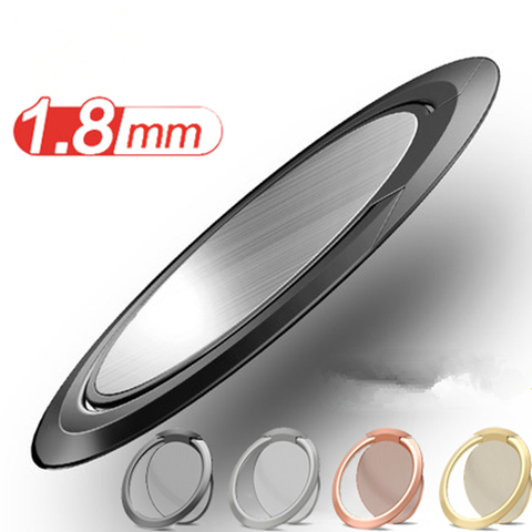 Ultra-thin metal Stent Accessories Mobile Phone Holder Stand Finger Ring Magnetic For cute Cell Smart Phone holder ► Photo 1/6