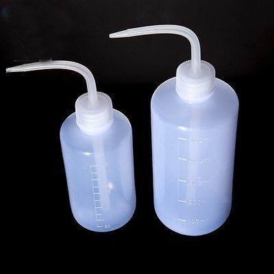 500ml Plastic LDPE Laborotary Tattoo Wash Squeezy Measuring Bottle For lab use ► Photo 1/5