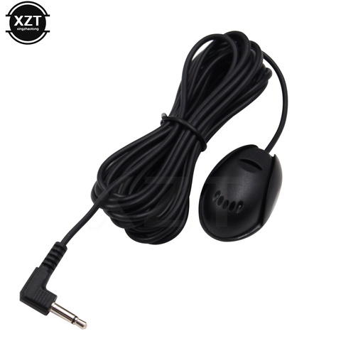 Mini 3.5mm Wired Paste Type External Microphone Car Audio Mic For laptop DVD Radio Stereo Player Meeting Speaker hot sale ► Photo 1/5