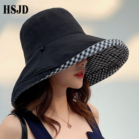Womens Hats Black Floppy Sun Hat Cheap Ladies Hats Big Black