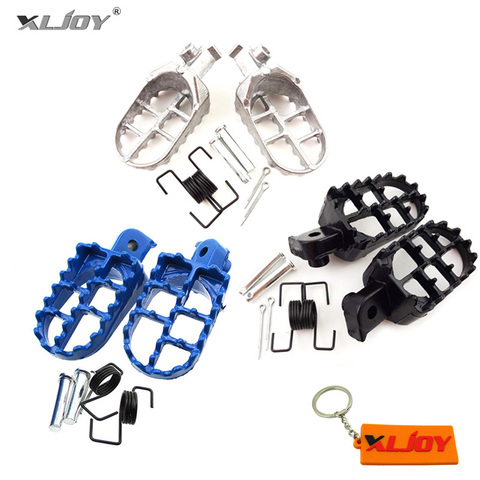 XLJOY Aluminium Footrest Foot Pegs Footpeg For PW50 PW80 PW 50 80 TW200 TTR90 TTR90E Pit Dirt Bike Motocross Motorcycle ► Photo 1/6