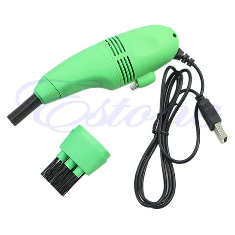 Mini Computer Vacuum USB Keyboard Cleaner PC Laptop Brush Dust Cleaning Kit ► Photo 1/5