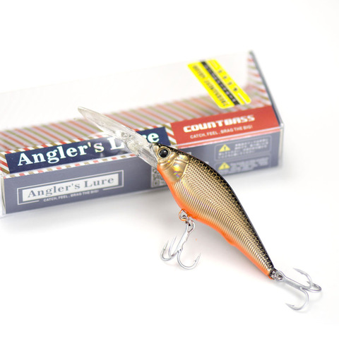 Countbass Shad Crank 60mm 7g Hardbait Freshwater Angler's Floating Wobbler Fishing Lures ► Photo 1/6