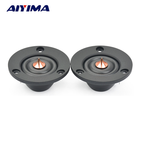 AIYIMA 2Pcs 2 Inch Tweeter 6 Ohm 30W HIFI Silk Dome Treble Speaker Fever Audio Loudspeaker For Car Modification ► Photo 1/6