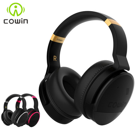 Original Cowin E8 Active Noise Cancelling Bluetooth Headphones Wireless Stereo Deep Bass Over Ear Headset with mic for phones ► Photo 1/6