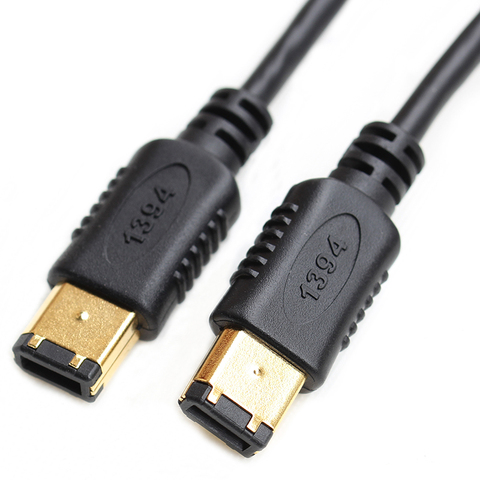 FireWire 400 6pin Line IEEE-1394B 6pin to 6pin Connection cable 1 m ► Photo 1/4
