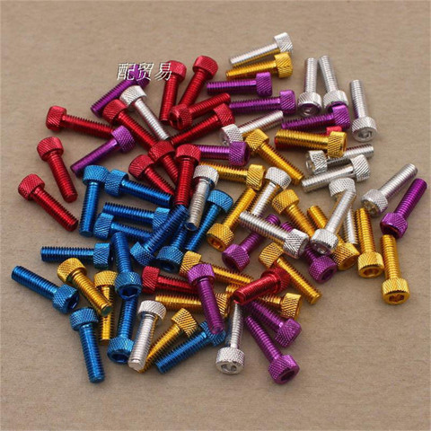 10PCS colorful universal 6MM racing motocross part kit fairing dirt pit bike moto fixing Nuts Bolts accessories motorcycle screw ► Photo 1/6