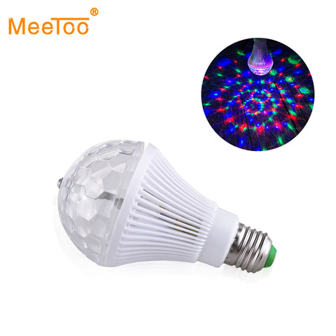 E27 LED Lamp Stage Light Effect Bulb RGB 5W 9W Colorful Crystal Magic Ball Sound Actived KTV DJ Disco Ball Party Laser Lights ► Photo 1/6