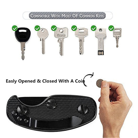 EDC gear key keychain holder folder clamp pocket multi tool organizer collector smart clip kit bar gadget outdoor camp ► Photo 1/4