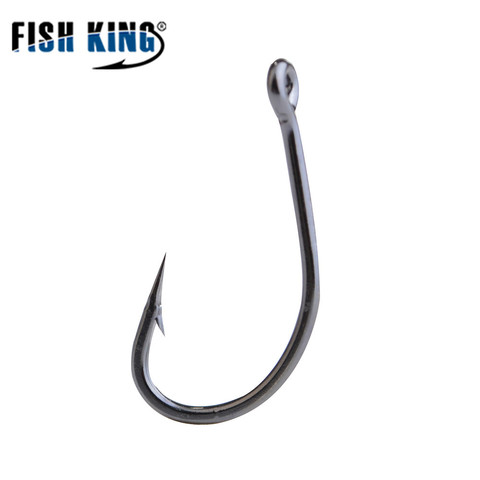 FISH KING 50PCS/lot 1#-10# KAMATSU Fishing Hook Barbed Baitholder Vissen Worm Live Hooks Saltwater Anzol Peche Catfish Jigs ► Photo 1/6