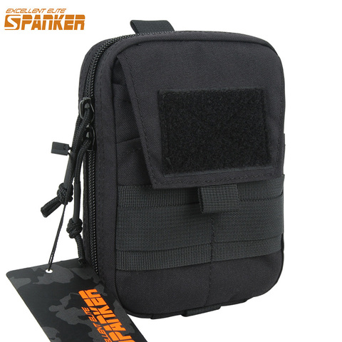 EXCELLENT ELITE SPANKER Outdoor Double Zipper Waist Pack Tactical Multifunctional Magic Sticker EDC Pouch Molle Tool Small Bag ► Photo 1/6