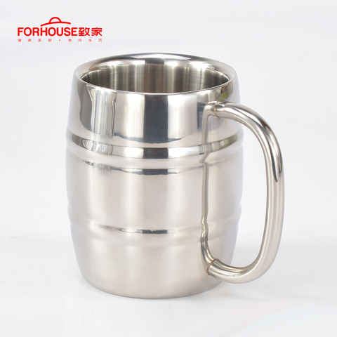 320ml Cute Thermal Cup, Portable Stainless Steel Coffee Cup