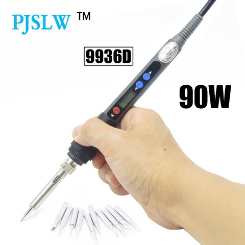  Portable soldering iron 9936d 90W Adjustable temperature Digital Electric Soldering station EU plug  ► Photo 1/1