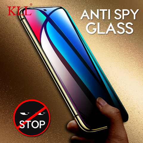 Anti-spy Tempered Glass for Xiaomi Mi 9 8 SE 8 Lite CC9 CC9E Anti-Peeping Privacy Screen Protector for Redmi Note 7 K20 Pro ► Photo 1/6