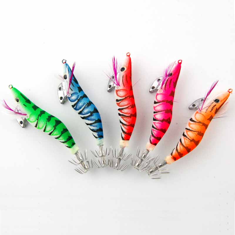 5pcs/lot Multicolor Squid Hooks Fishing Lure Squid Jigs Jibioneras Size 3.0  # For Sea Fishing - Price history & Review, AliExpress Seller - shaddock  fishing Official Store