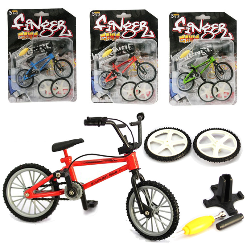 Mini BMX Bicycle Toys Finger Cycling Mountain Bike Model Tech Deck Gift Call 