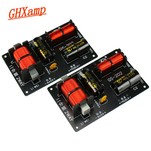 GHXAMP 350W 700W 2 Way Crossover Audio Board Tweeter Bass Speaker Frequency Divider For 4-8Ohm Speaker Filter 2800HZ 2PCS ► Photo 1/6
