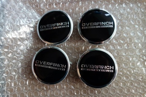 4X New 63mm OVERFINCH Wheel Center Caps Cover Emblem ► Photo 1/2