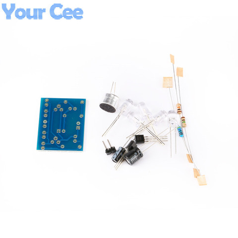 Voice Control LED Melody Light LED DIY Electronic Production Kit Component Parts Design ► Photo 1/3