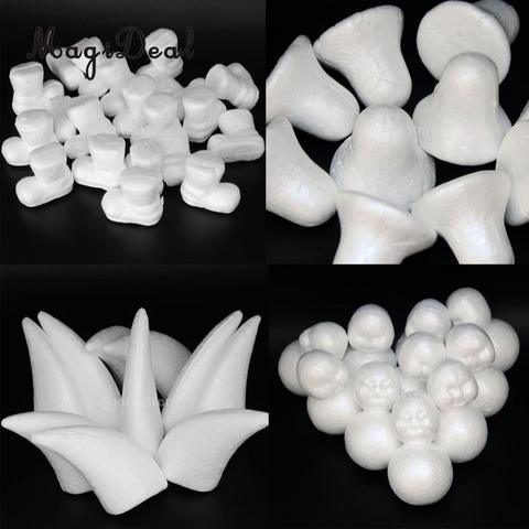 XMAS Polystyrene Styrofoam Foam Tip Cone Flat Cone for Craft DIY Accessory  Handmade Party Celebration Festival Decorations