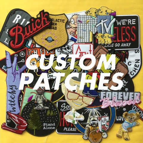 Personalized Custom embroidery patch DIY your own design name tag brand letter large military biker applique patches for jacket ► Photo 1/6