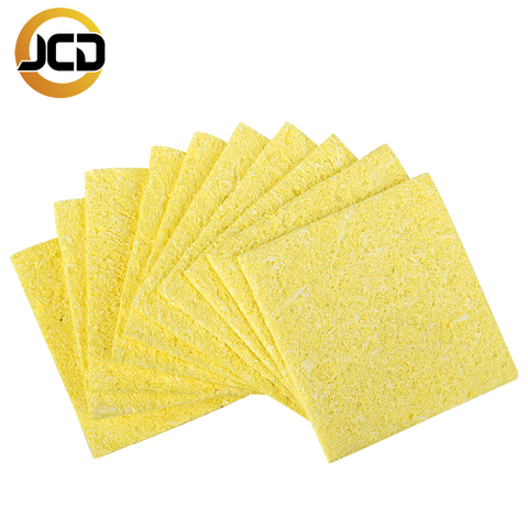 10PCS/bag Quality Welding Soldering iron Tips Cleaning Sponge Cleaner Pads cleaner sponge soldering iron cleaning yellow sponge ► Photo 1/6
