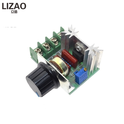 High Quality 2000W AC 220V SCR Electronic Voltage Regulator Module Speed Control Controller Worldwide Top Sale ► Photo 1/6