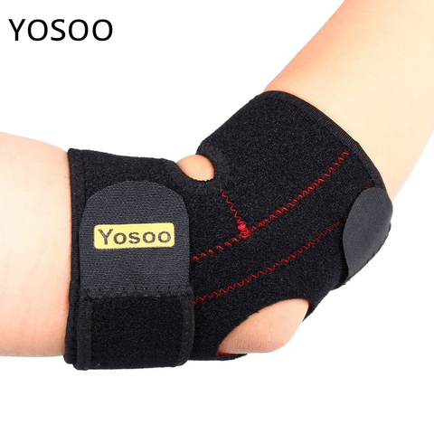 Yosoo Adjustable Elbow Support Tennis Golfers Elbow Splint Bandage Pad Sleeve Sports Arm Protector Elbow Braces Support For Men ► Photo 1/6