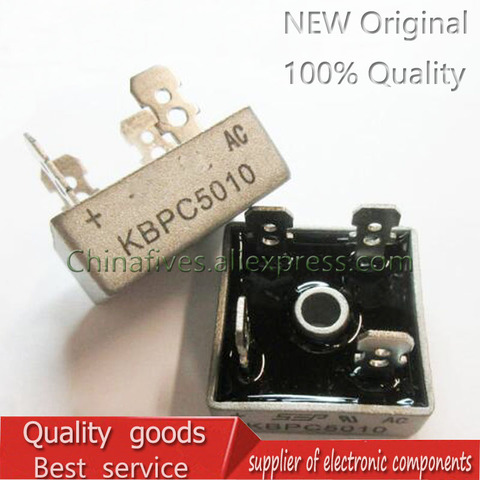 1PCS KBPC5010 single-phase bridge rectifier bridge DIP 50A 1000V 100% new original ► Photo 1/1