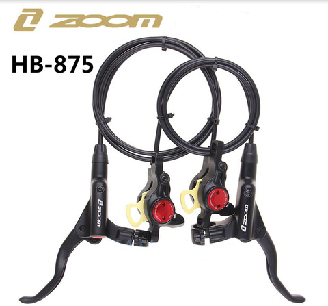 ZOOM HB 875 Hydraulic Brake Lever Front 800/ Rear 1400 mm for Mountain MTB Bicycle Disc Brake clamp Brake pads hot selling 2022 ► Photo 1/1