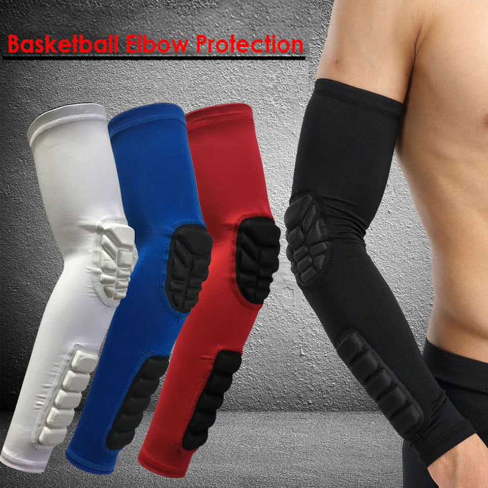 Basketball Elbow Support Crashproof Compression Sports Sleeve Protector Pad Arm 