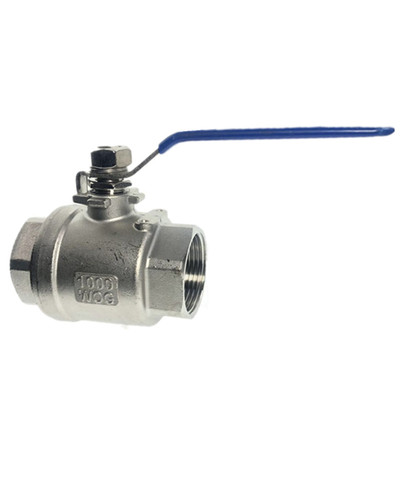 Female Straight Two-pieces Full Ports 304 Stainless Steel Ball Valve ► Photo 1/6