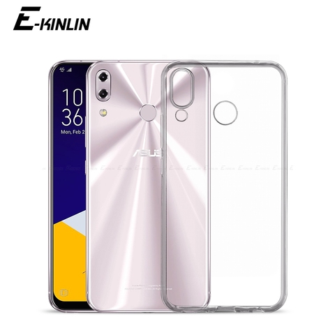 Clear Ultra Thin Soft Silicone Back Cover For Asus ZenFone 6 ZS630KL 5Q Selfie 5 Lite 5Z ZC600KL ZE620KL ZS620KL TPU Phone Case ► Photo 1/6
