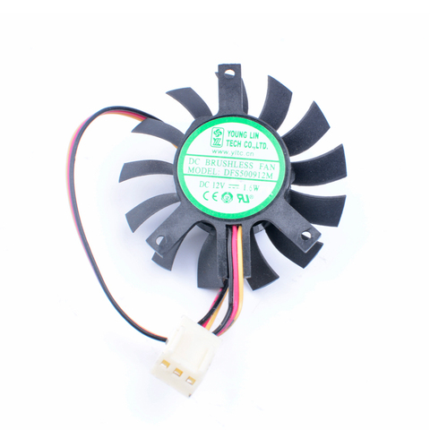 Brand new original DFS500912M 12V 1.6W router industrial control TV heat sink dedicated graphics card cooling fan ► Photo 1/3