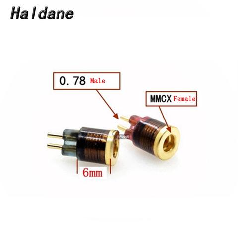 Haldane pair Headphone Plug for W4r UM3x 1964 Heir 10.A IEM8.0 IEM10.0 KZ zs5/zs3  0.78mm Male to MMCX Female Converter Adapter ► Photo 1/2