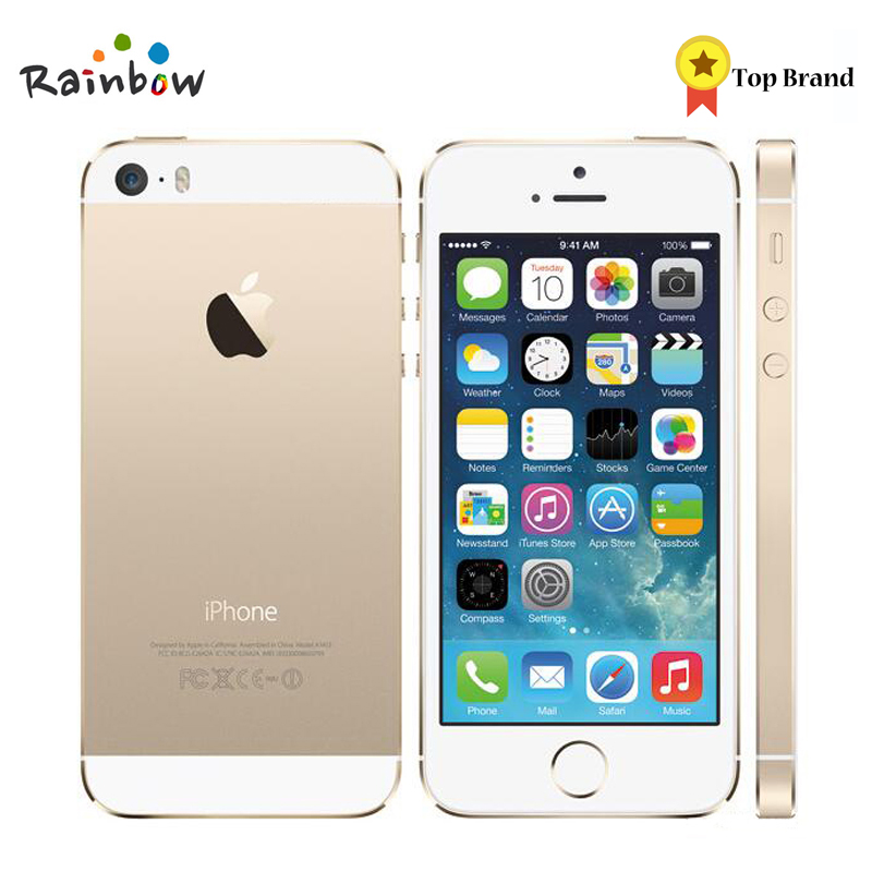 Buy Online Original Apple Iphone 5s Unlocked 16gb 32gb Rom 8mp Camera 1136x640 Pixel Wifi Gps Bluetooth Cell Phone Multi Language Alitools