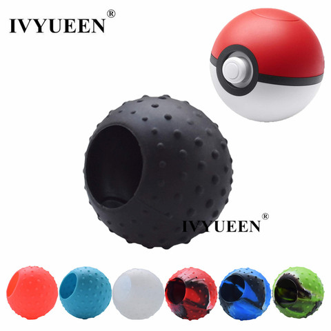 IVYUEEN for Silicone Poke Ball Plus Case for Nintend Switch NS Controller Anti-slip Protective All-Around Pokeball Bag Cover ► Photo 1/6