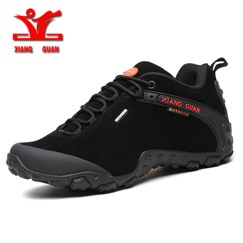 XIANGGUAN hiking shoes men slip resistant waterproof hiking Sneaker men high quality Anti fur sports sneakers men big size36-48 ► Photo 1/6