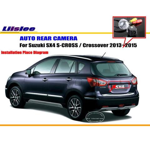 Liislee Car Rear View Camera For Suzuki SX4 S-CROSS / Crossover 2013~2015 / Reverse Camera HD / License Plate Lamp OEM ► Photo 1/1